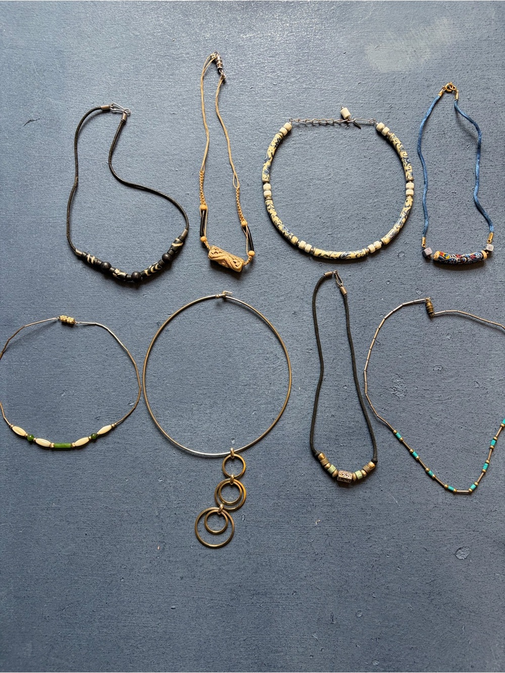 Lot of Choker Necklaces ,Set of 8